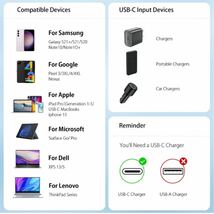 USB C/Type-C to Type-Cケーブル PD対応 100W/5A 2M 急速充電 タイプC USB ケーブルデータ転送 断線防止_画像4