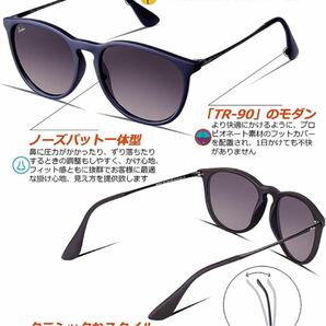 サングラス 超軽量19g 偏光レンズ メンズ レディース UV400 UVカット tr90 sunglass for men womenの画像3