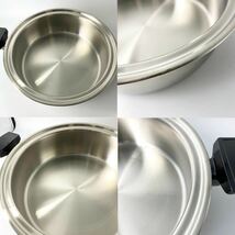 【現状品】 CookBest 片手鍋 両手鍋 Cookware 7-Ply Induct-A-Core T304S.S. アメリカ製 2個セット_画像6