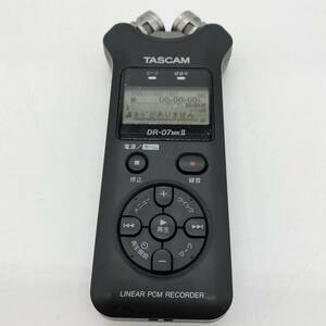 【通電確認済み】 TASCAM ICレコーダー リニアPCMレコーダー DR-07mkⅡ タスカム ハンディレコーダー