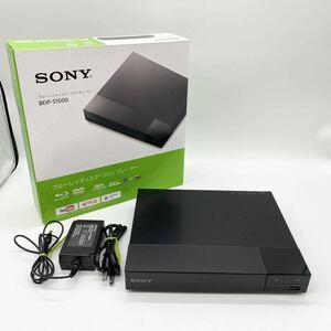 【動作確認済み】 SONY ブルーレイディスクプレーヤー DVDプレーヤー BDP-S1500 2020年製 リモコン欠品