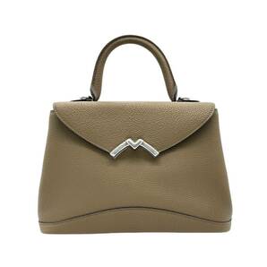 【新同】MOYNAT モアナ GABY ギャビー2way C10525-0130 ショルダーバッグ ハンドバッグ ターンロック レザー シルバー金具の画像1