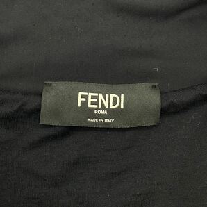 【中古】FENDI フェンディ ブルゾン FAF523 AAA4 ジャケット ジャージ ズッカ 総柄 ブラウン Sの画像5