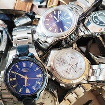 OMEGA LANVIN SEIKO など 約200本 まとめて メンズレディース腕時計 大量 セット kg本点個 ジャンク e04 _画像9