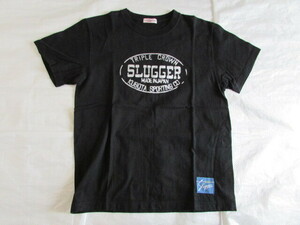 メンズ Lサイズ USED品 綿100％ 久保田 スラッガー 半袖 ベースボール ベーシャツ Tシャツ 練習着 KUBOTA Slugger