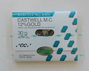 歯科技工 金パラ キャストウェル 30g 新品 送料無料