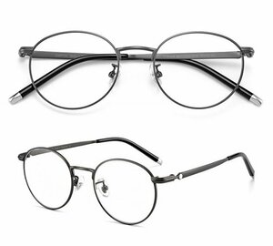 送料無料　メガネフレーム　チタン　超軽量　フルリム　タテ眼鏡　レンズ交換可能　男女兼用 　sc0391