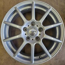 ◎A2418 ☆アルミ ホイール 単体 4本■MANARAY Smart■16x6.5J PCD 114.3 x 5H +42■16インチ■カムリ　ジェイド　エクストレイル_画像2