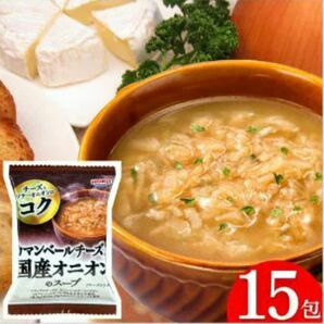 HOKO カマンベールチーズ入り 国産 オニオンスープ 15食