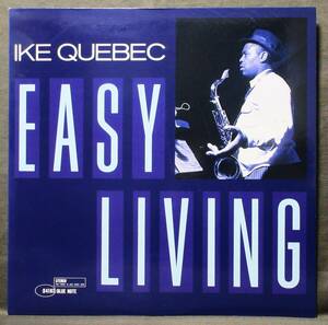 (LP) 美品! BLUE NOTE(東芝) IKE QUEBEC [EASY LIVING] 光沢ジャケ/限定盤/アイク・ケベック/Sonny Clark/Bennie Green/1962年/BN 4103