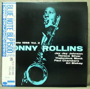 (LP) 美品! BLUE NOTE(東芝) SONNY ROLLINS [VOL.2] BLUE NOTE LP 最後の復刻/帯,ハガキ/ソニー・ロリンズ/Thelonious Monk/1957年/BN 1558