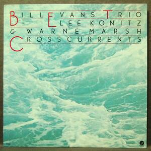 (LP) US/Orig BILL EVANS [CROSSCURRENTS] ビル・エヴァンス with LEE KONITZ & WARNE MARSH/1978年/FANTASY 稲妻ラベル/F-9568
