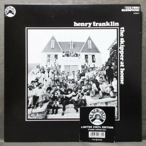 (LP) 美品! BLACK JAZZ国内2nd HENRY FRANKLIN [THE SKIPPER AT HOME] ステッカー付き/ヘンリー・フランクリン/1997年/P-Vine Records