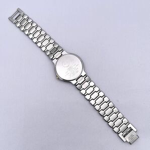SEIKO セイコー PRESAGE プレサージュ 9539-6010 腕時計 ウォッチ クォーツ quartz デイト 紺文字盤 銀 シルバー P162の画像7
