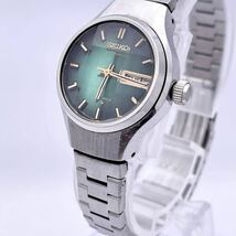 SEIKO セイコー AUTOMATIC 2706-0310 21 JEWELS 腕時計 ウォッチ 自動巻き 機械式 デイデイト カットグラス 銀 シルバー P76_画像1