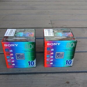 新品　未開封　SONY　MD 10MDW80CRX 10枚×2個セット ミニディスク MDディスク 録音用ミニディスク ソニー