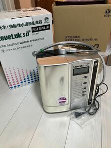 LeveLuk PLATINUM SD501 電解還元水生成器 アルカリイオン整水器　通電確認済み　