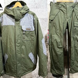 送料込 美品 バートン スノボウェア 上下セットアップ POACHER JKT/PANT メンズ L BURTON スノーボードの画像1