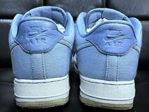 ナイキ 18年 エアフォース1キャンバス 28.5cm NIKE AIR FORCE1 LOW CANVAS サックスブルー AH1067_画像3