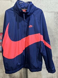 ナイキ ビッグスウォッシュ ハーフジップ ナイロン アノラック L メンズ ジャケット NIKE