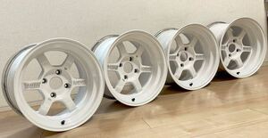 絶版品）RAYS VOLK RACING TE37V 10th ANNIVERSARY EDITION 15インチ 9J-5 4H-PCD114.3 4本（10周年記念モデル AE86 トレノ レビン S13 S14