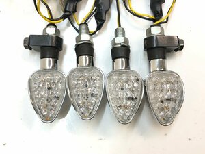 300) ホンダ モンキー 社外 LED ウィンカー セット ジャンク AB27-1111※※※ 12Ｖ 5速 ゴリラ B1