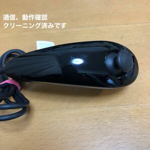 【匿名　送料無料】家庭用ゲーム機　任天堂Wiiヌンチャクブラック357-18