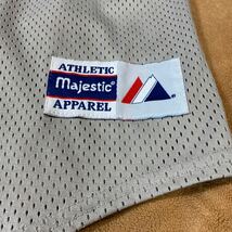 マジェスティック majestic made in U.S.A. ベースボール シャツ グレー系 サイズXL 古着USA製_画像5