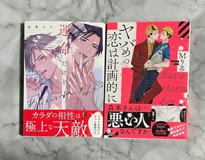 BL コミック 運命だけどあいいれない 永条エイ ヤバめの恋は計画的に Mりあ 2冊 バラ売り可能 