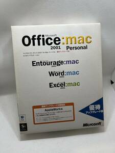 Microsoft office:Mac 2001 Personal hospitality up grade version 