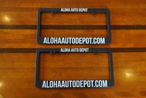 ALOHA AUTO DEPOT ハワイ ライセンスプレートフレーム ナンバーフレーム