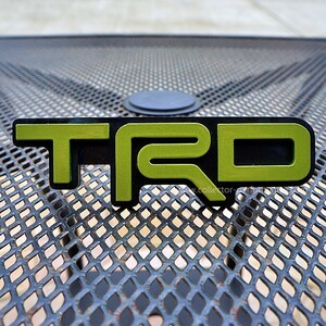 Taco Vinyl/タコビニール TRD グリルバッジ エレクトリックライム