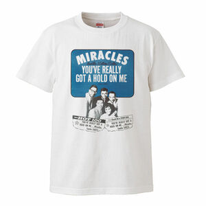 【XLサイズ 新品】ザ・ミラクルズ The Miracles You've Really Got Hold On Me レコード Tシャツ バンド Tシャツ ビートルズ