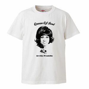 【Mサイズ Tシャツ】アレサ・フランクリン Aretha Franklin SOUL STAX ATLANTIC MOTOWN バンドTシャツ SOUL ソウル レコード LP CD