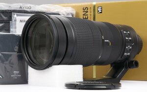 【 新品同様 | メーカー保証残あり 】 Nikon AF-S NIKKOR 200-500mm F5.6E ED VR 【 レンズフード・ポーチ 未使用 | 超望遠ズーム 】