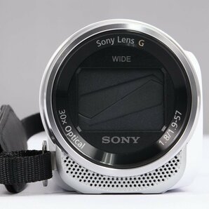 【 極美品 | 動作保証 】 SONY ハンディカム HDR-CX680 W ホワイト 【 ソフトケース 追加付属 】の画像8