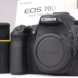 【 美品 | 動作保証 】 Canon EOS 70D ボディ 【 シャッター数 わずか1950回 | 予備の純正バッテリー 追加付属 】の画像1