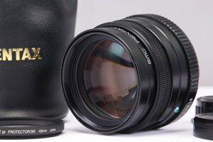 【 美品 | 動作保証 】 PENTAX smc PENTAX-FA 77mm F1.8 Limited ブラック 【 レンズプロテクター 追加付属 】