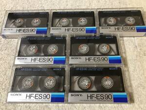 ソニー (SONY) カセットテープ HF-ES 90の合計7本セット (中古)