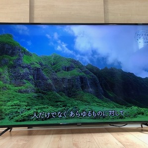 【美品】アイリスオーヤマ テレビ 65V型 4K対応 液晶テレビ 65UB10PB Wチューナー搭載 裏番組同時録画 外付けHDD録画対応 2021年製の画像2