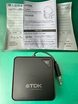 ■■【美品】TDK ★ヘッドホン プレミアムワイヤレスヘッドホン 2.4GHz ★JN-WH160RD★元箱，説明書付き _画像8