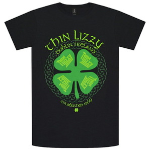 THIN LIZZY シンリジィ Four Leaf Clover Tシャツ Sサイズ オフィシャル