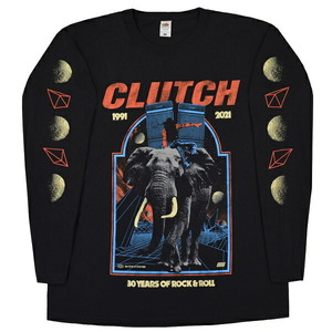 CLUTCH クラッチ Elephant ロングスリーブ Tシャツ Mサイズ オフィシャル