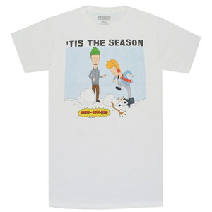 BEAVIS AND BUTT-HEAD ビーバスアンドバットヘッド Tis The Season Tシャツ Sサイズ オフィシャル