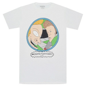 BEAVIS AND BUTT-HEAD ビーバスアンドバットヘッド Peep Hole Tシャツ Sサイズ オフィシャル