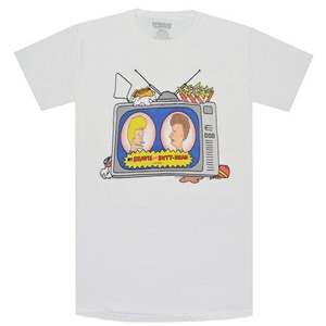 BEAVIS AND BUTT-HEAD ビーバスアンドバットヘッド Junk Food Tシャツ Sサイズ オフィシャル