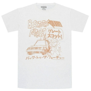 BACK TO THE FUTURE バックトゥザフューチャー Anime Doc And Car Tシャツ XLサイズ オフィシャル