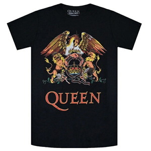 QUEEN クイーン Classic Crest Tシャツ BLACK Sサイズ オフィシャル