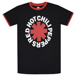 RED HOT CHILI PEPPERS レッドホットチリペッパーズ Classic Asterisk トリム Tシャツ Lサイズ オフィシャル