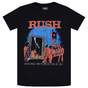 RUSH ラッシュ Moving Pictures 1981 Tour Tシャツ Sサイズ オフィシャル